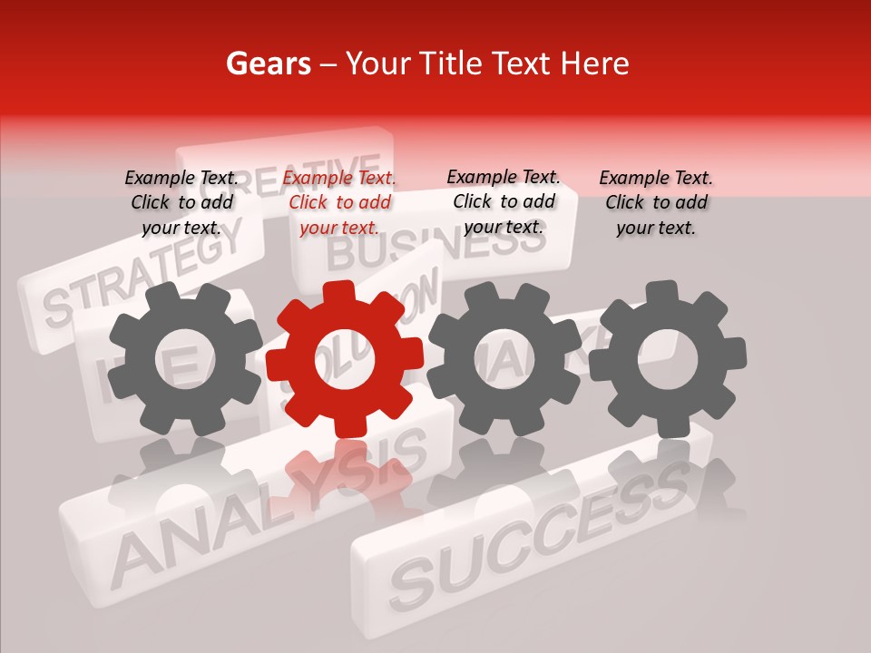 Contains Wording Services PowerPoint Template