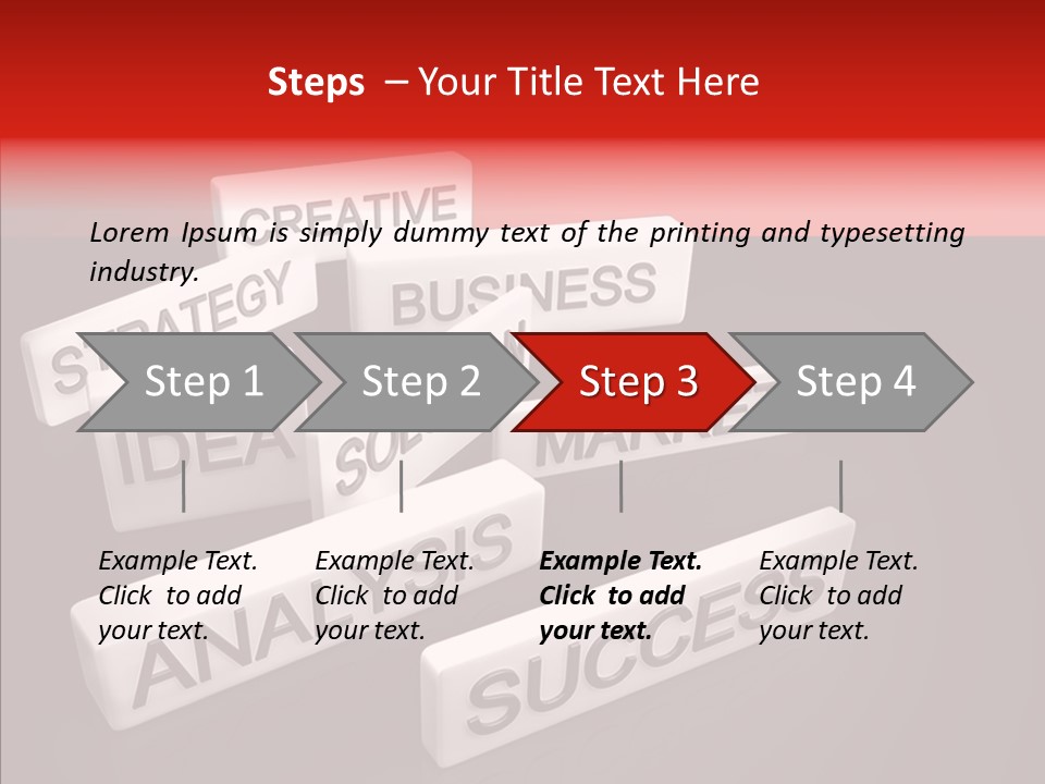 Contains Wording Services PowerPoint Template