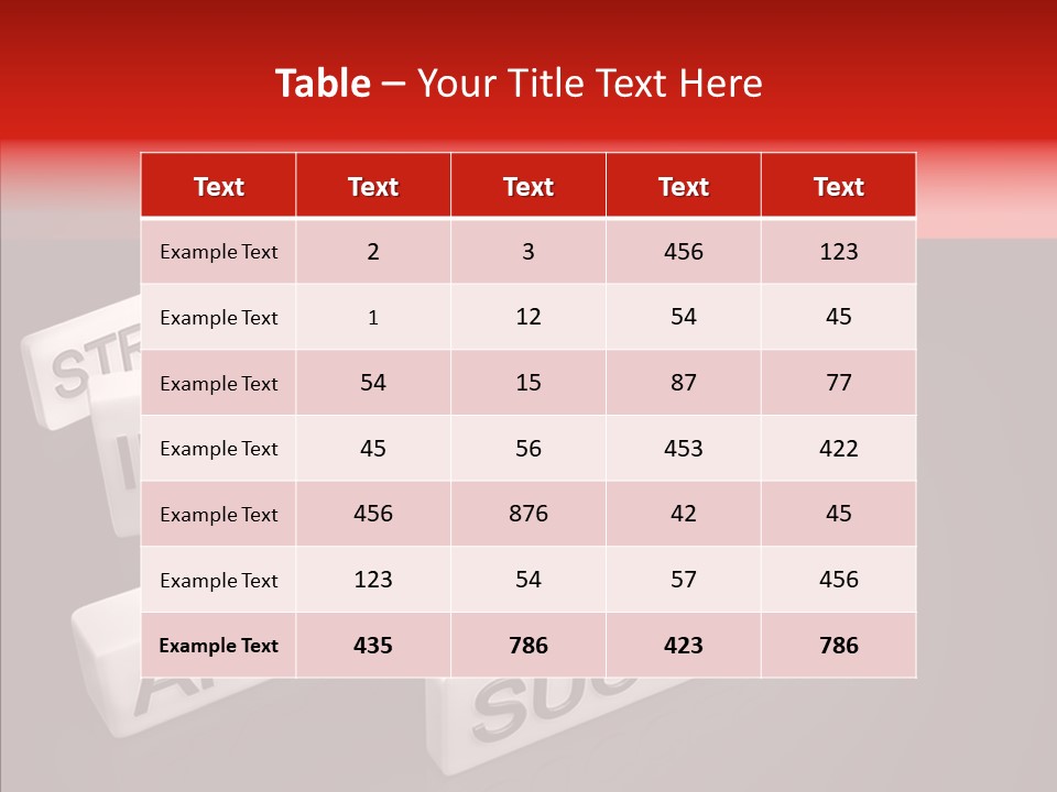 Contains Wording Services PowerPoint Template