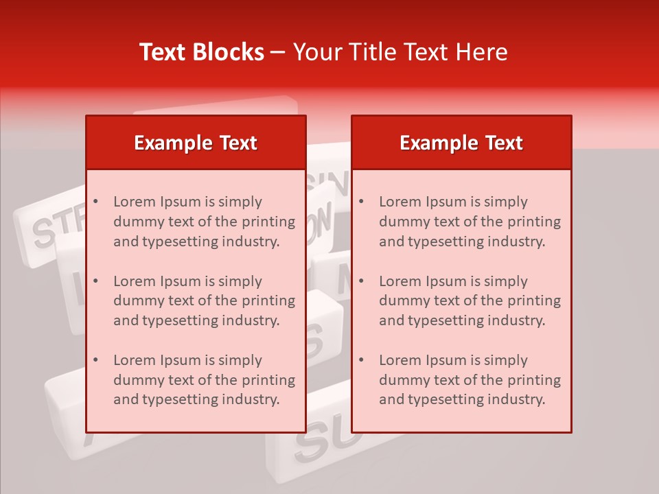 Contains Wording Services PowerPoint Template