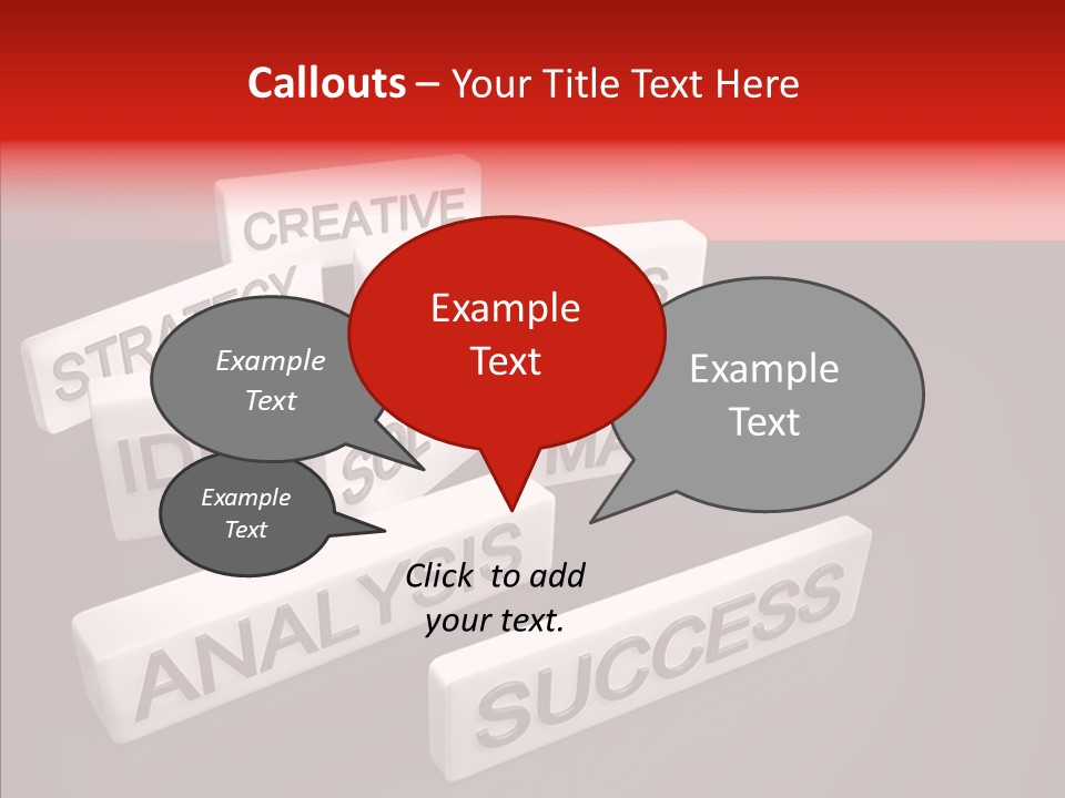 Contains Wording Services PowerPoint Template