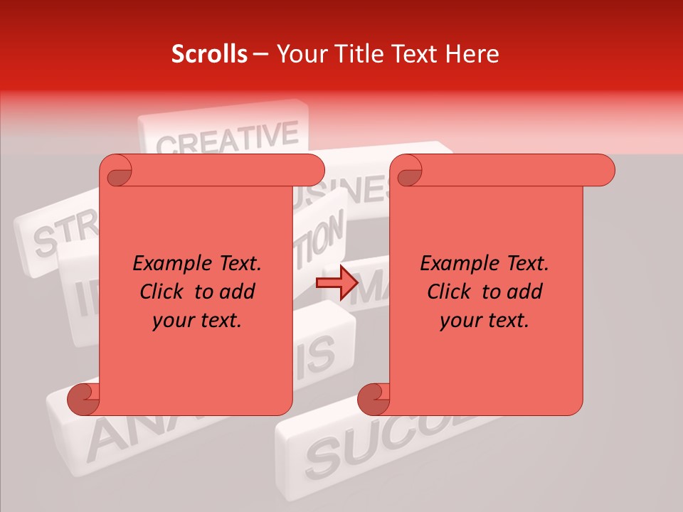 Contains Wording Services PowerPoint Template