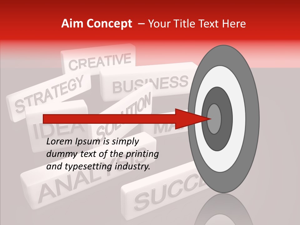 Contains Wording Services PowerPoint Template
