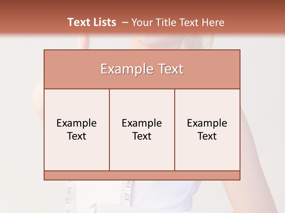 Diet Eating Color PowerPoint Template