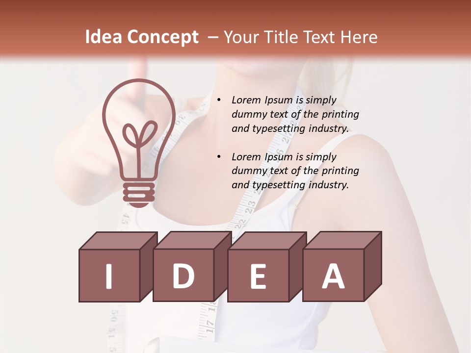 Diet Eating Color PowerPoint Template