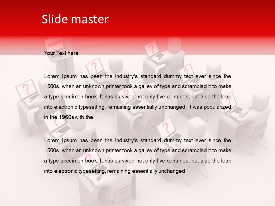 Teach Teamwork Person PowerPoint Template