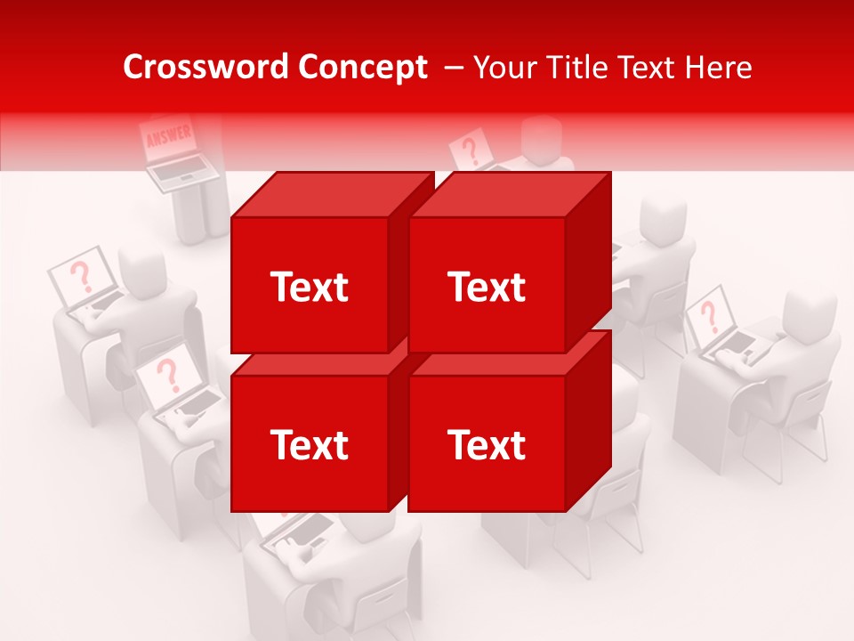 Teach Teamwork Person PowerPoint Template