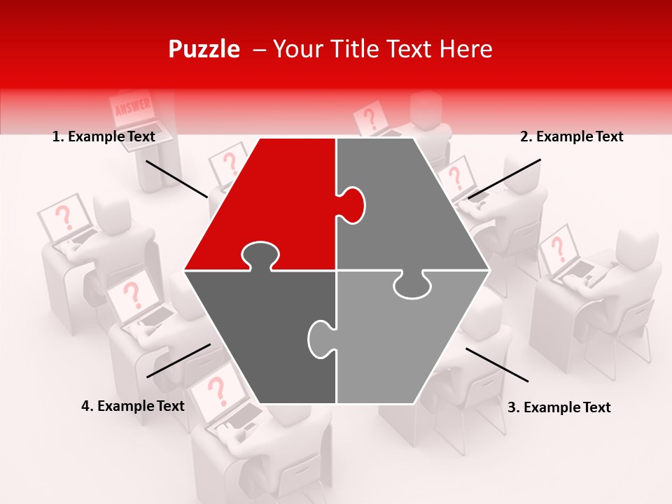 Teach Teamwork Person PowerPoint Template