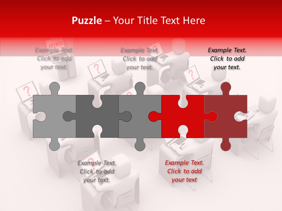 Teach Teamwork Person PowerPoint Template