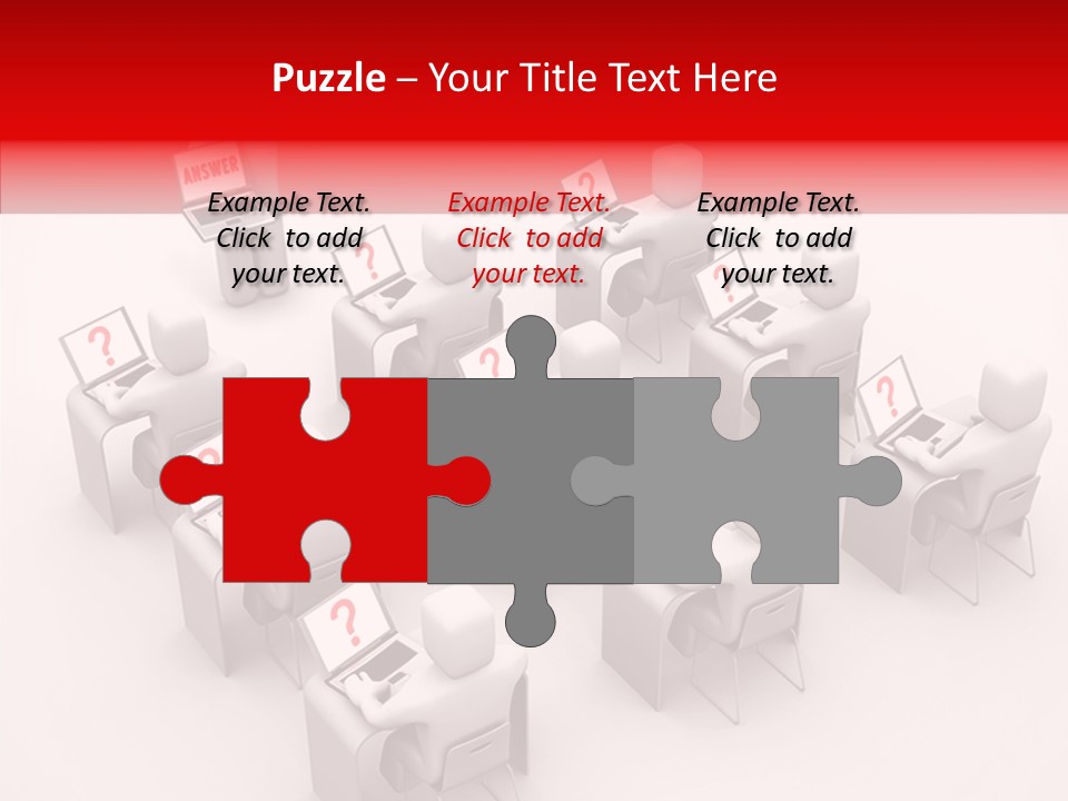 Teach Teamwork Person PowerPoint Template