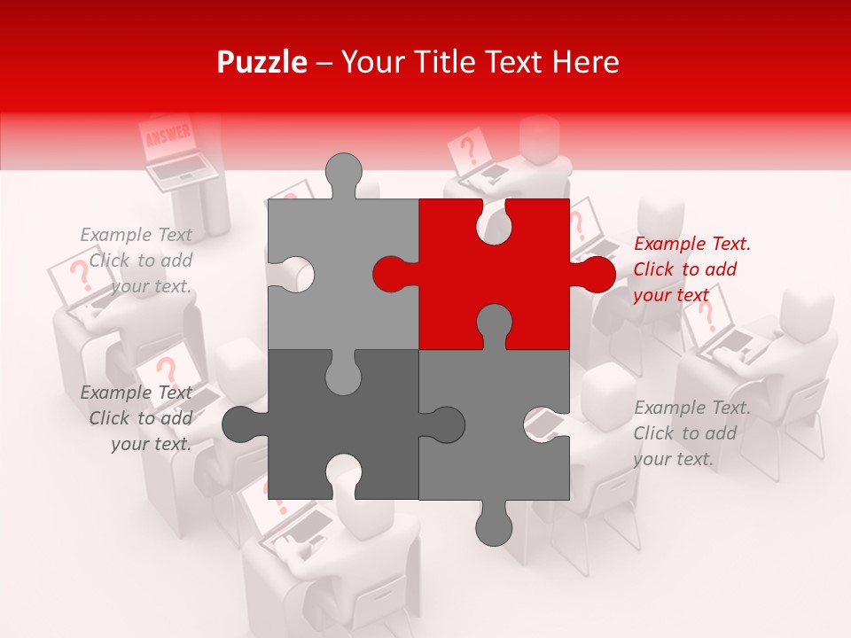 Teach Teamwork Person PowerPoint Template