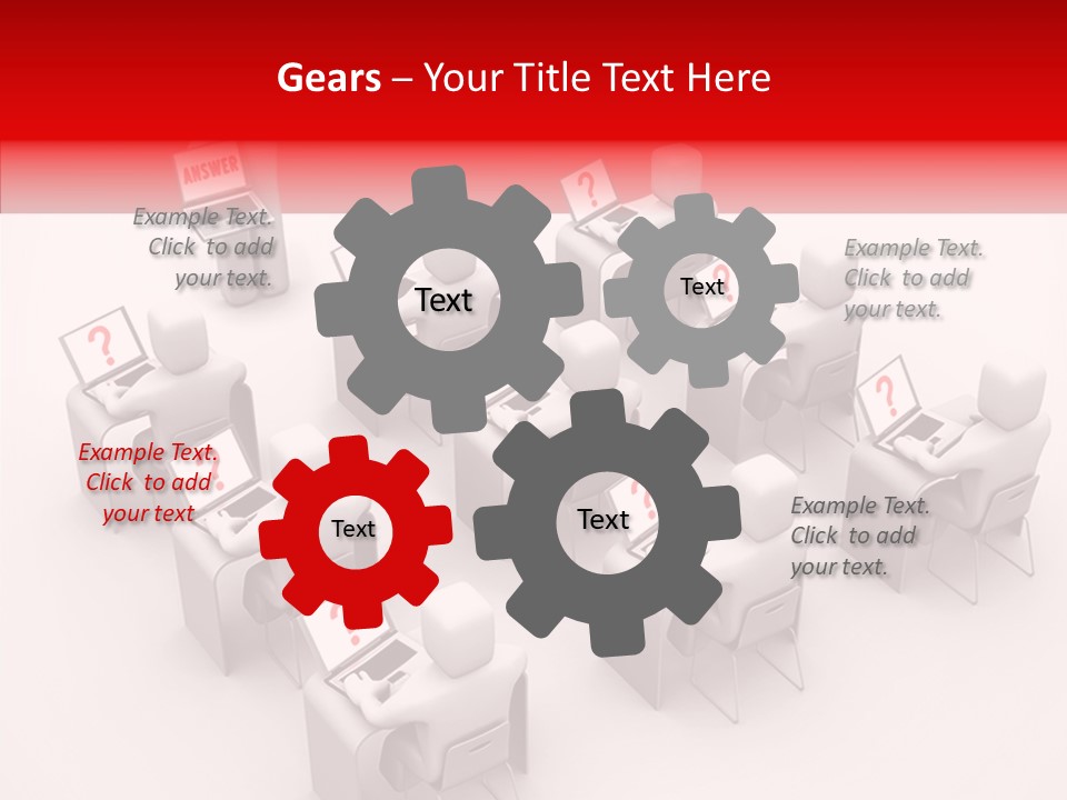 Teach Teamwork Person PowerPoint Template