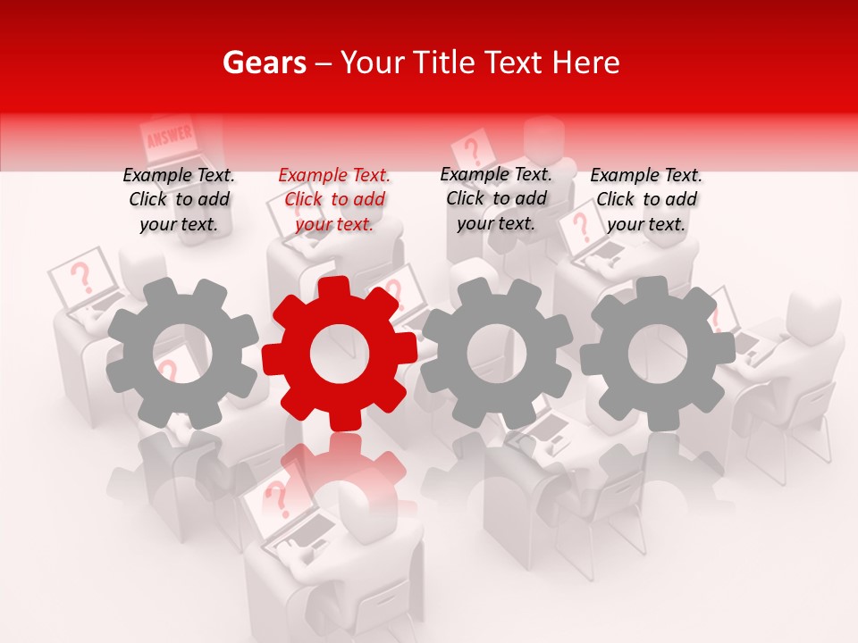 Teach Teamwork Person PowerPoint Template