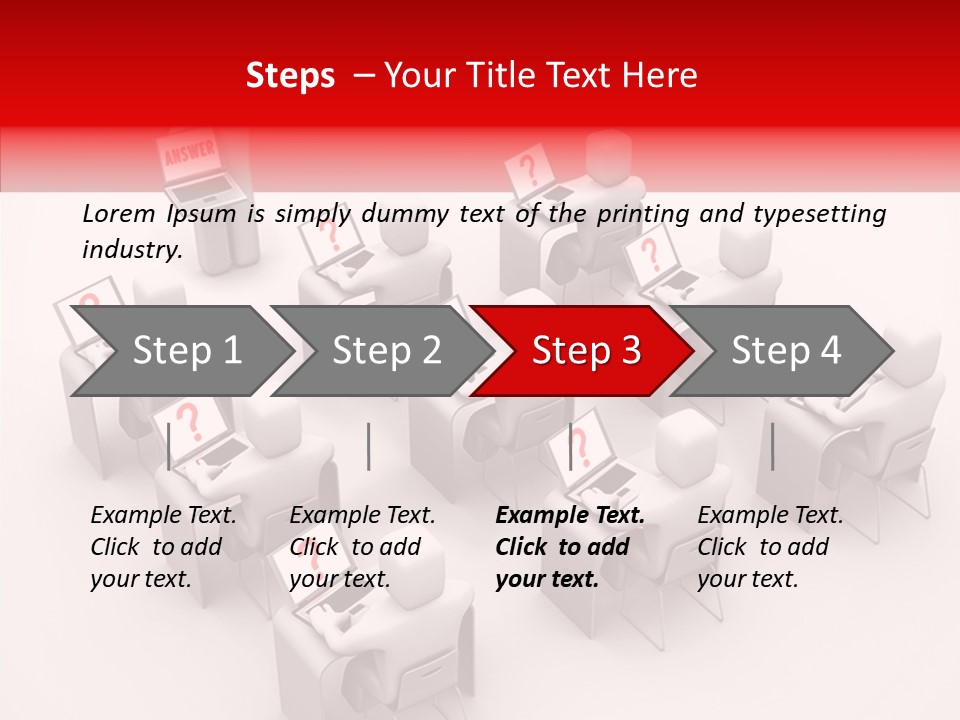 Teach Teamwork Person PowerPoint Template