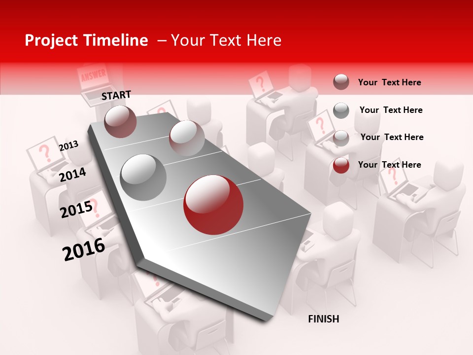 Teach Teamwork Person PowerPoint Template