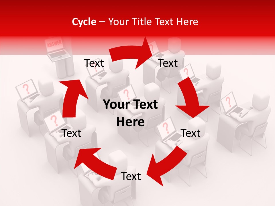 Teach Teamwork Person PowerPoint Template