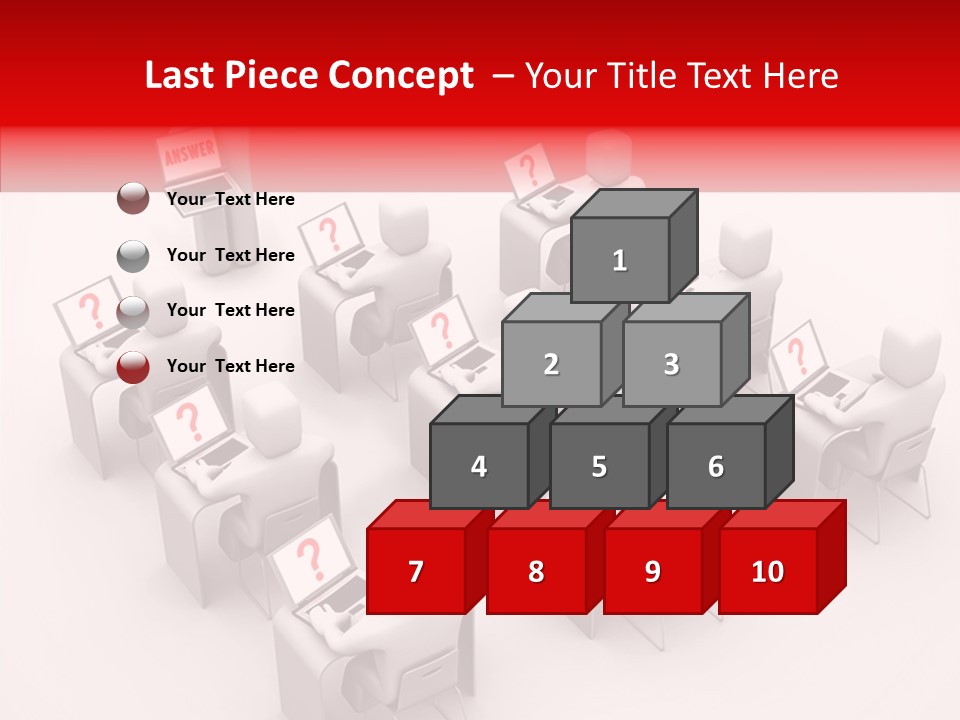 Teach Teamwork Person PowerPoint Template