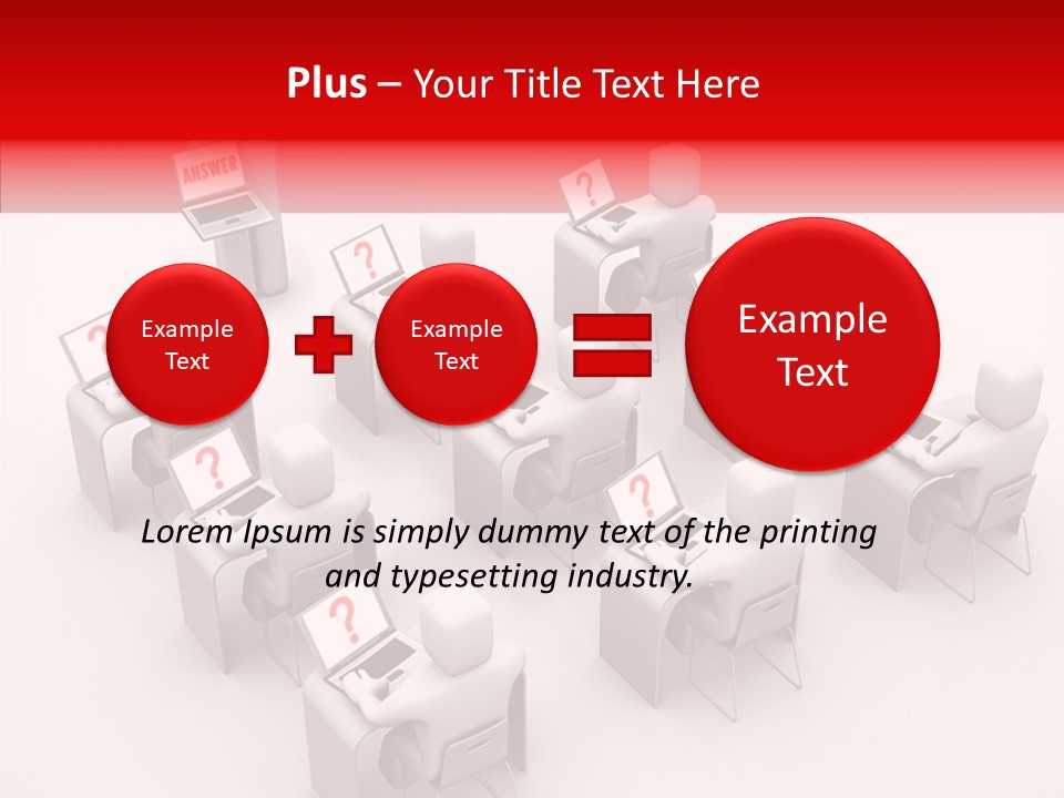 Teach Teamwork Person PowerPoint Template