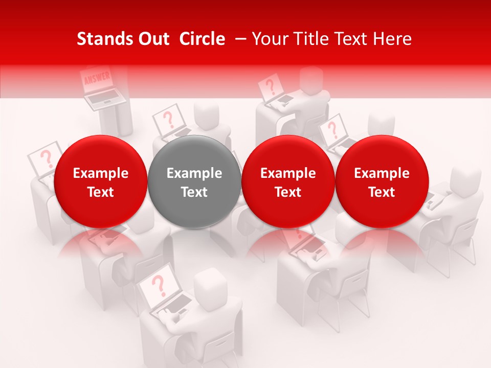 Teach Teamwork Person PowerPoint Template