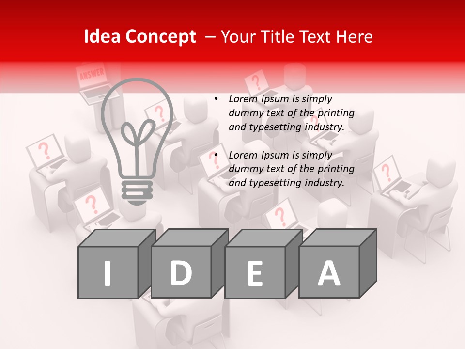 Teach Teamwork Person PowerPoint Template