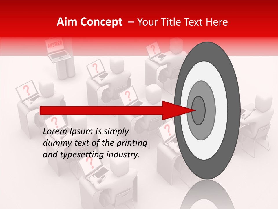 Teach Teamwork Person PowerPoint Template