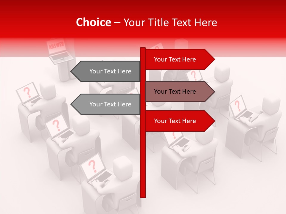 Teach Teamwork Person PowerPoint Template