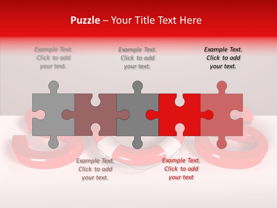 Rope Object Fabric PowerPoint Template