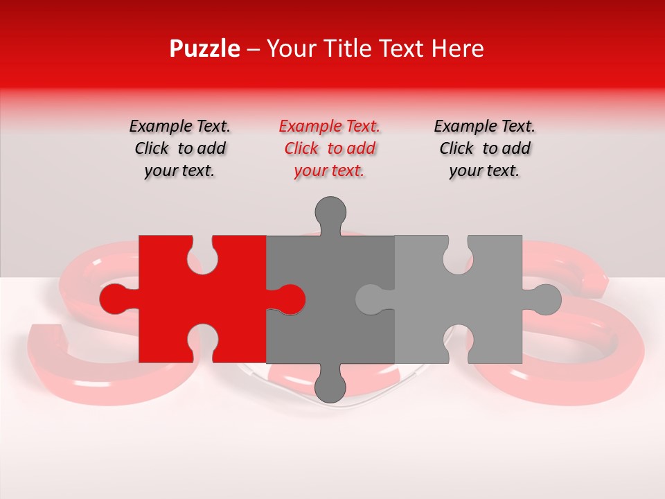 Rope Object Fabric PowerPoint Template