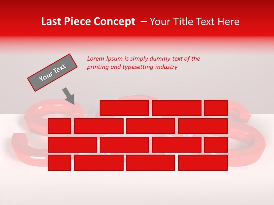 Rope Object Fabric PowerPoint Template