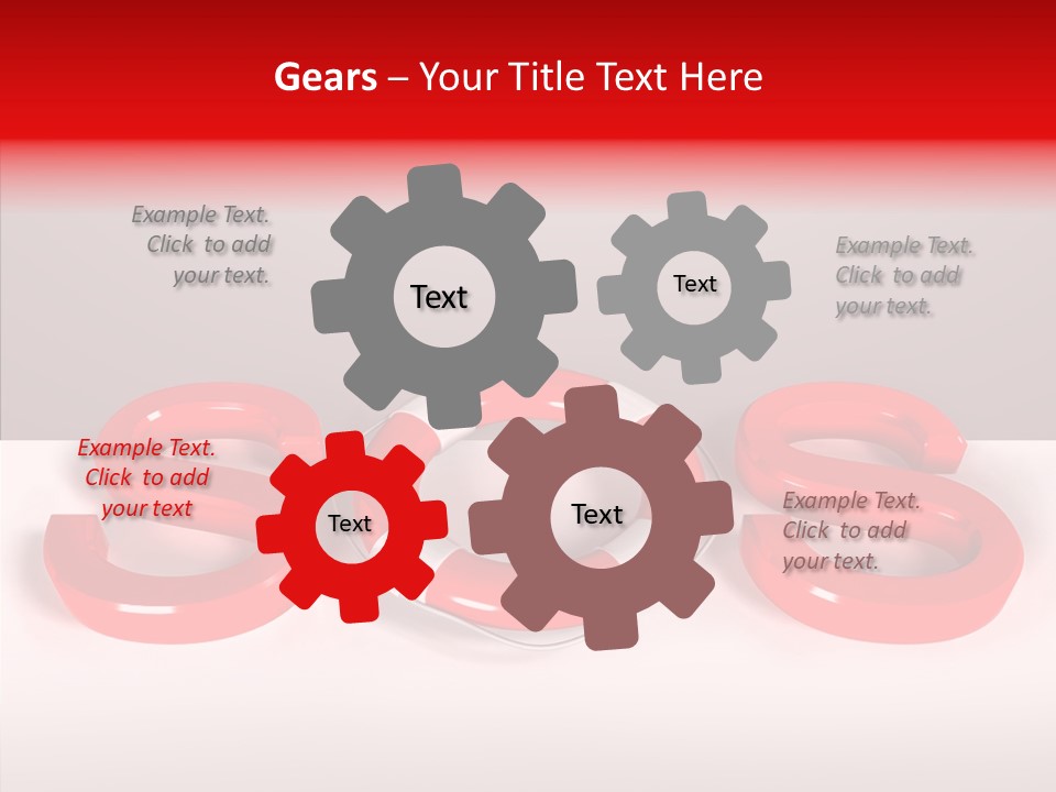 Rope Object Fabric PowerPoint Template