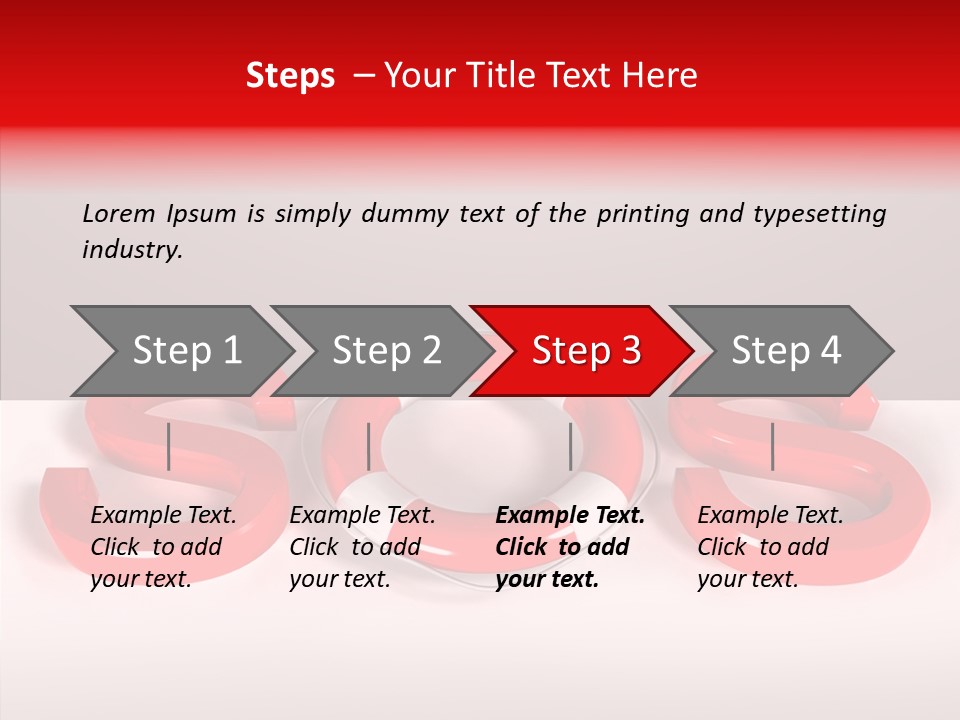 Rope Object Fabric PowerPoint Template