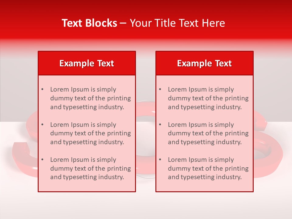Rope Object Fabric PowerPoint Template