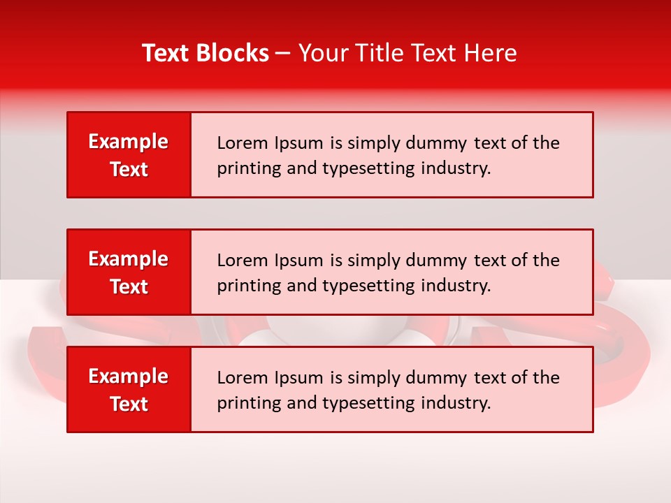 Rope Object Fabric PowerPoint Template