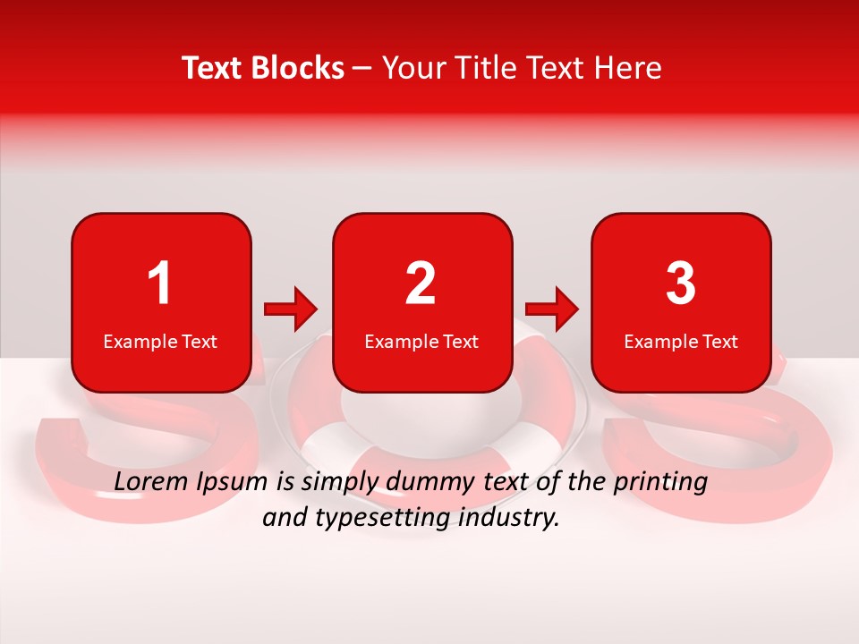 Rope Object Fabric PowerPoint Template