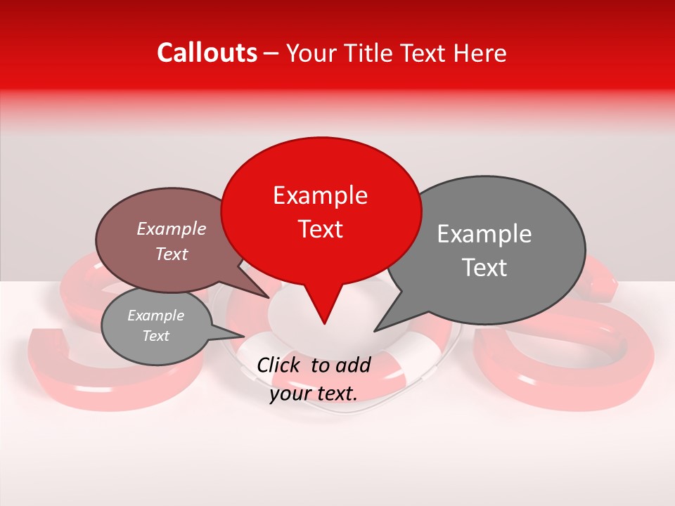 Rope Object Fabric PowerPoint Template