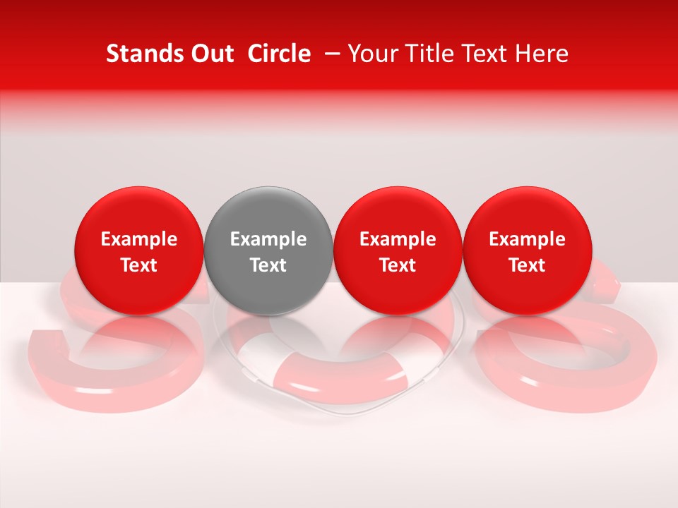 Rope Object Fabric PowerPoint Template