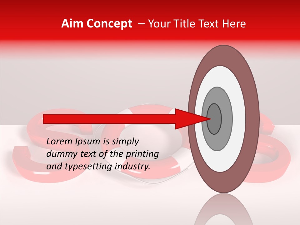 Rope Object Fabric PowerPoint Template