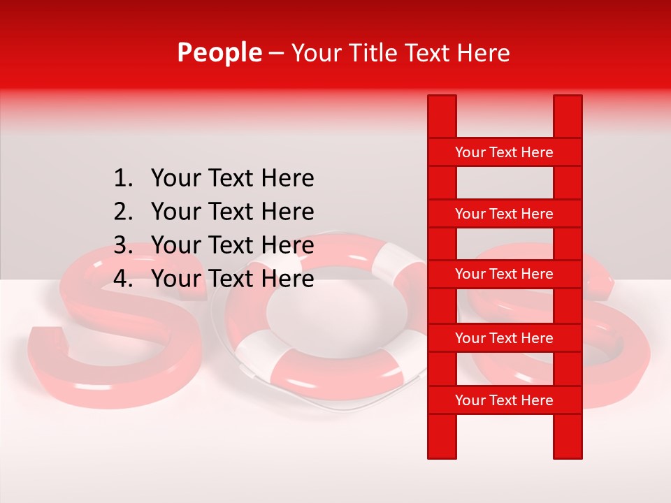 Rope Object Fabric PowerPoint Template