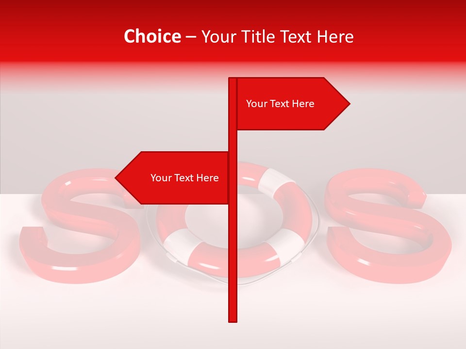 Rope Object Fabric PowerPoint Template