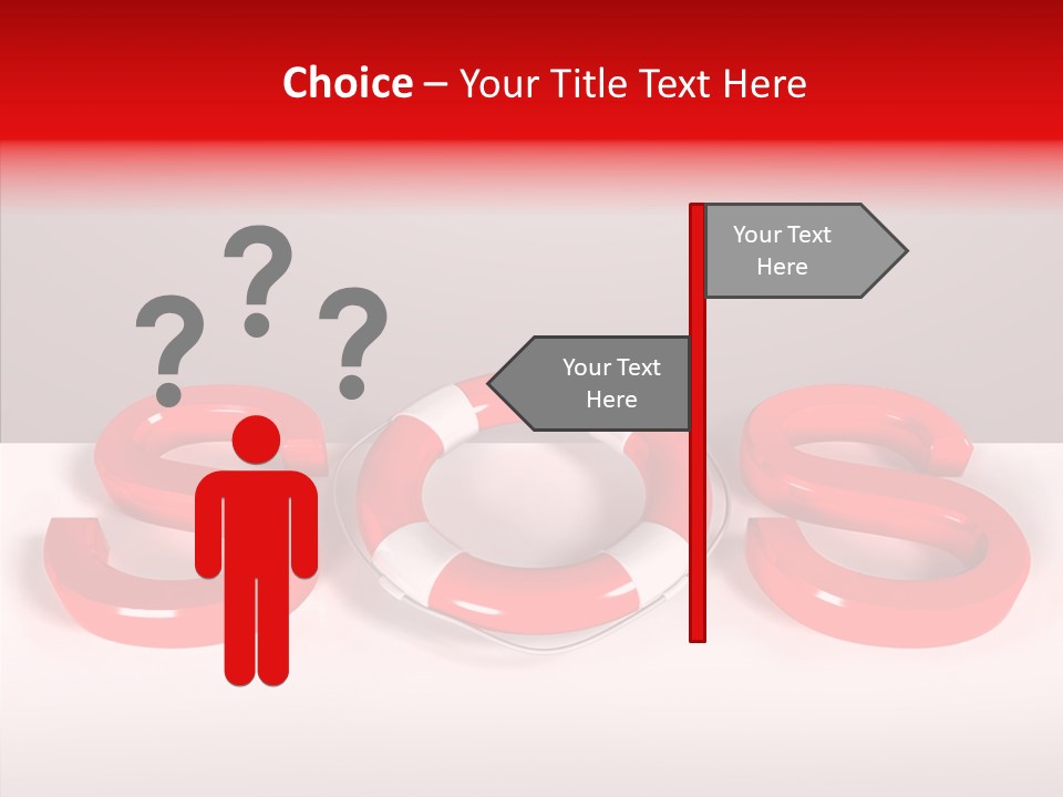 Rope Object Fabric PowerPoint Template