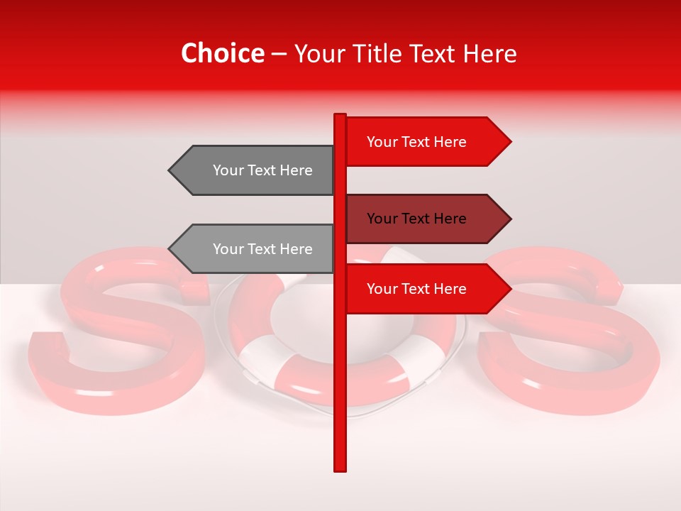 Rope Object Fabric PowerPoint Template