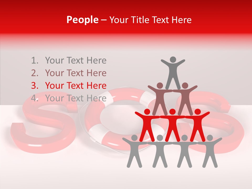 Rope Object Fabric PowerPoint Template