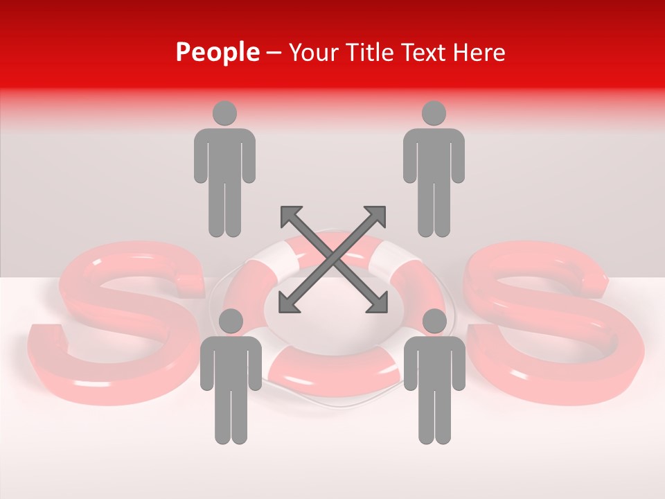 Rope Object Fabric PowerPoint Template