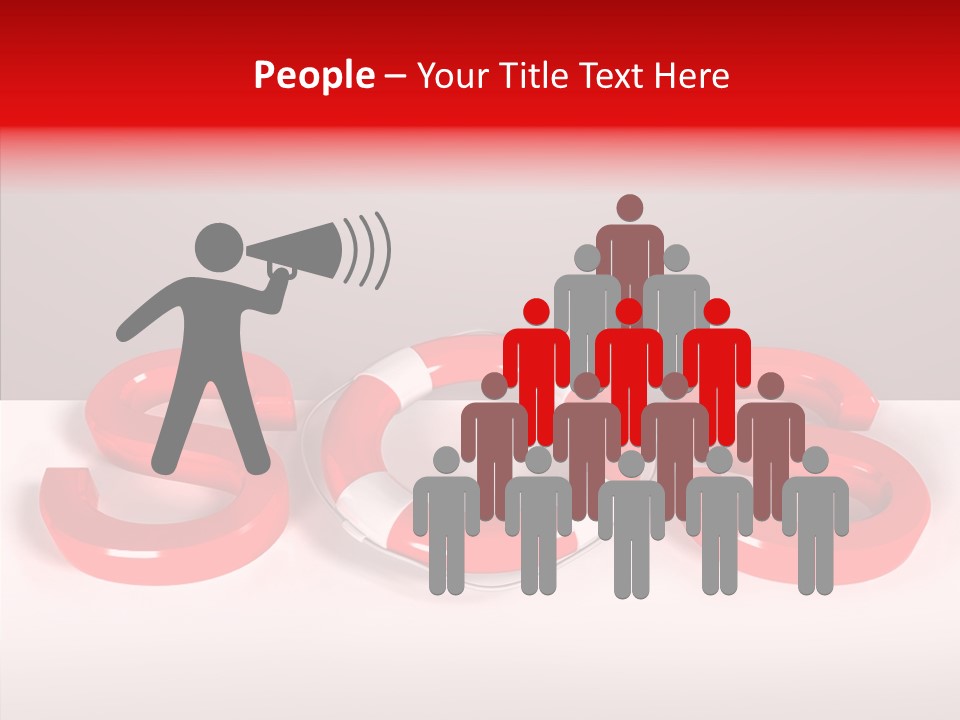 Rope Object Fabric PowerPoint Template