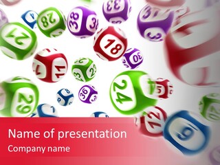 Jackpot Flying Cgi PowerPoint Template