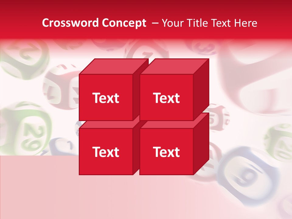 Jackpot Flying Cgi PowerPoint Template