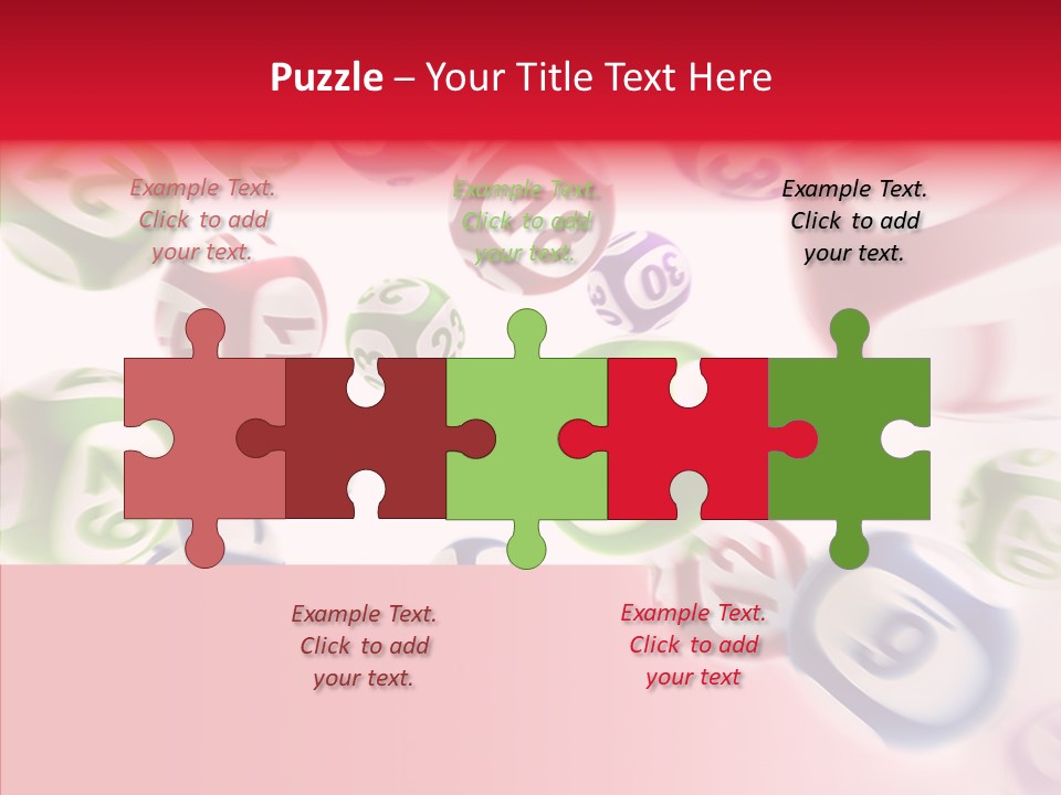 Jackpot Flying Cgi PowerPoint Template