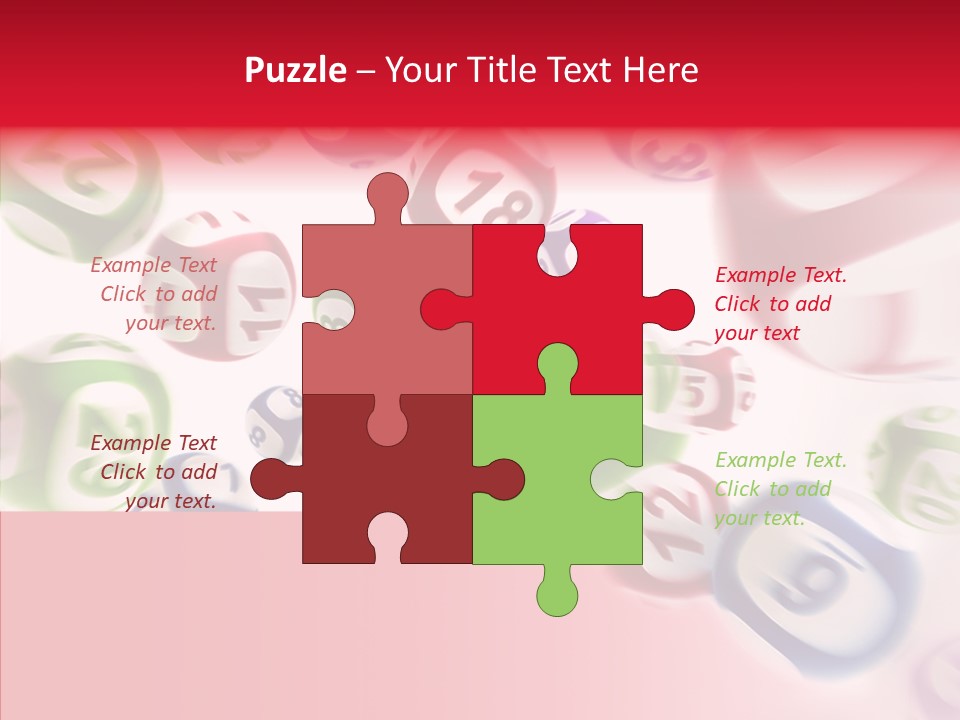 Jackpot Flying Cgi PowerPoint Template