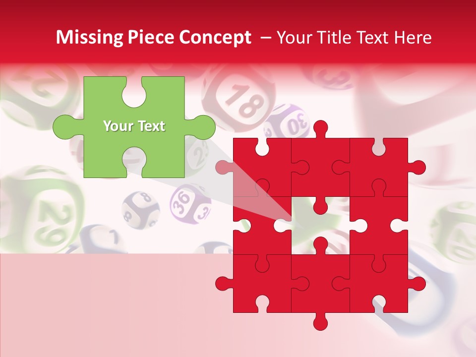 Jackpot Flying Cgi PowerPoint Template