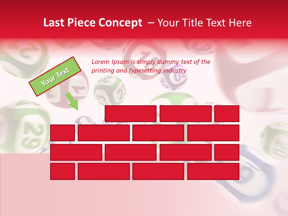 Jackpot Flying Cgi PowerPoint Template